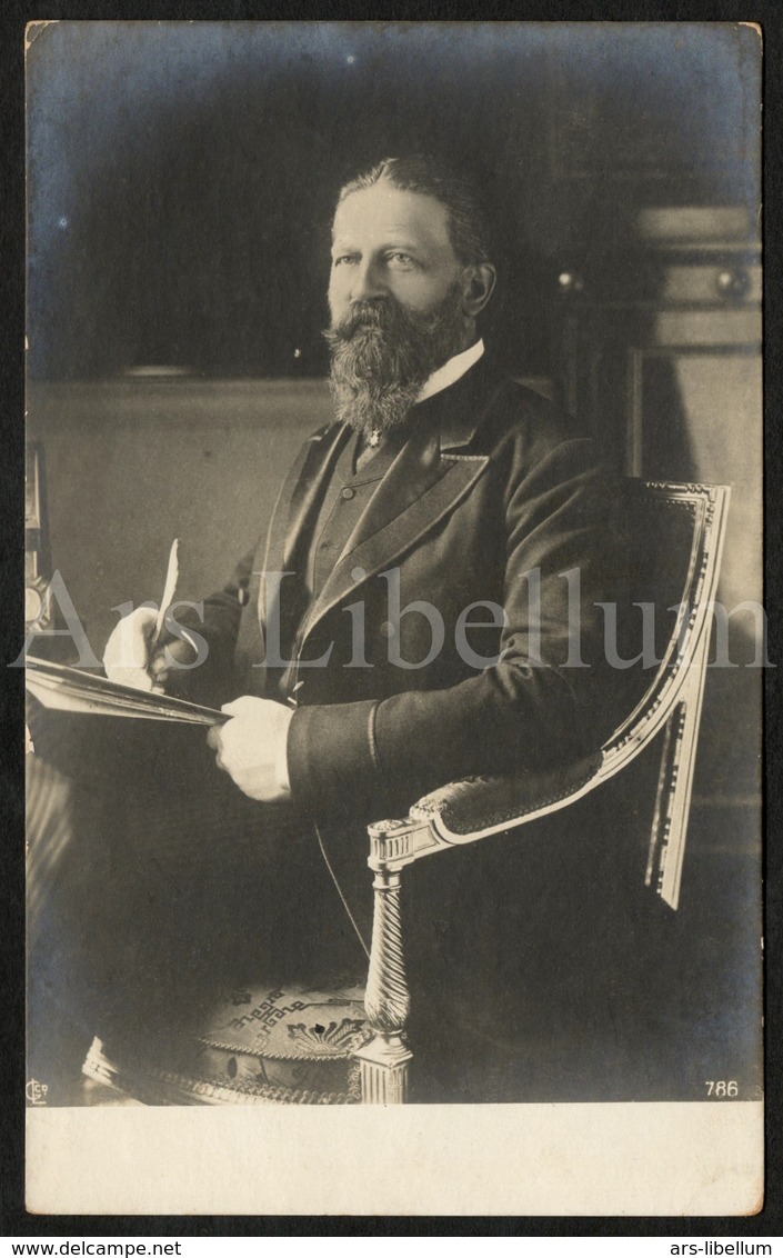 Postcard / ROYALTY / Germany / Frederick III, German Emperor / Kaiser Friedrich III. (Deutsches Reich) / 2 Scans - Familias Reales