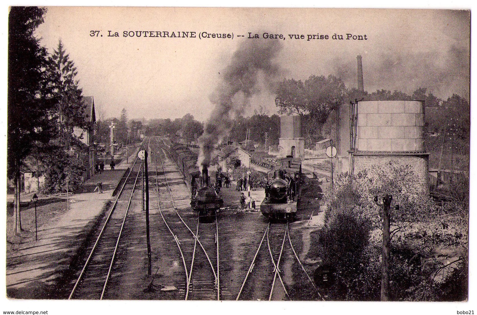 2743 - La Souterraine ( 23 ) - La Gare Prise Du Pont - N°37 - - La Souterraine
