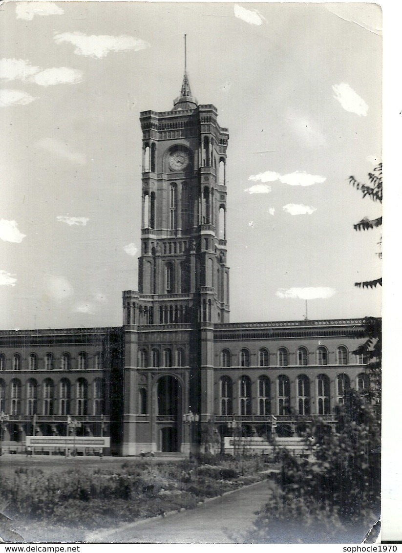 GERMANY - ALLEMAGNE - EX DDR - BERLIN EST - Photo 11 X 15 Cm - Rathaus - Mairie - Brandenburg