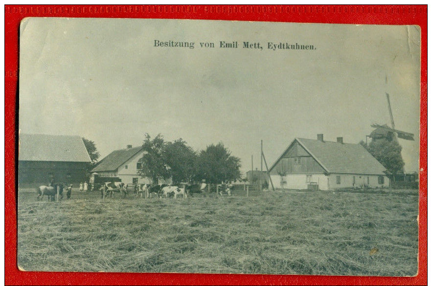 RUSSIA LITHUANIA EYDTKUHNEN VINTAGE PHOTO PC. 593 - Russie