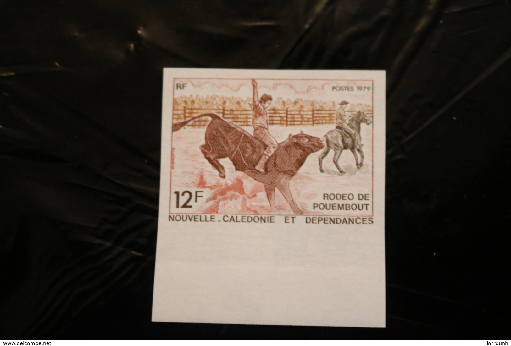 New Caledonia 1979 RODEO OF POUEMBOUT MNH Imperforate A04s - Ivory Coast (1960-...)