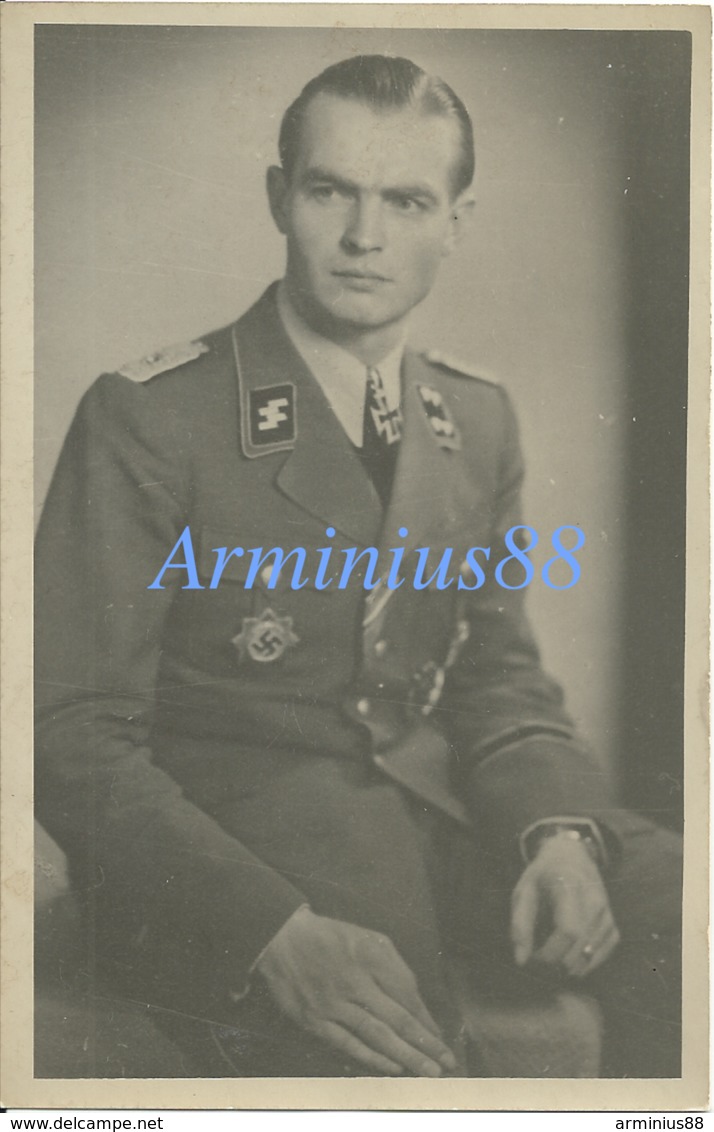 Waffen-SS - Max Wünsche - 1. SS-Panzer-Division „Leibstandarte SS Adolf Hitler“ - Ritterkreuzträger - Krieg, Militär