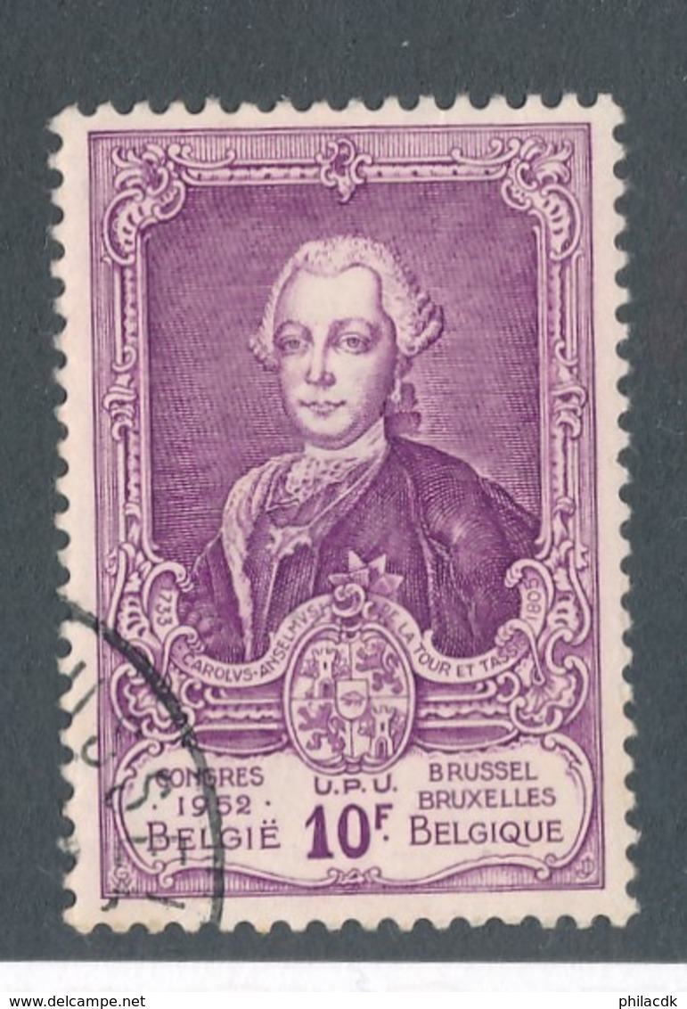 BELGIQUE - N°YT 889 OBLITERE - COTE YT : 11€ - 1952 - Oblitérés