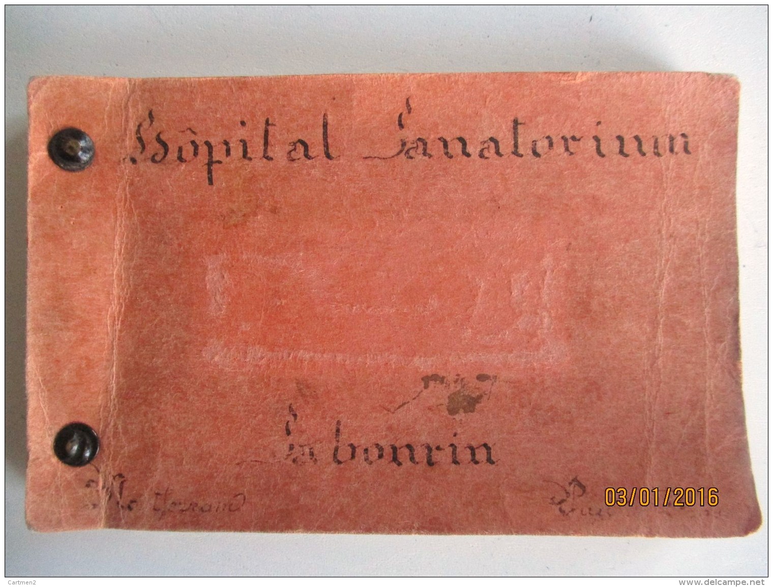 RARE CARNET DE 13 CARTE PHOTO : MONTFERRAND HOPITAL SANATORIUM SABOURIN BILLARD RADIOGRAPHIE MEDECIN SANTE PUY-DE-DOME - Autres & Non Classés