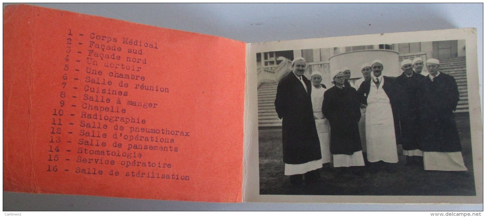 RARE CARNET DE 13 CARTE PHOTO : MONTFERRAND HOPITAL SANATORIUM SABOURIN BILLARD RADIOGRAPHIE MEDECIN SANTE PUY-DE-DOME - Autres & Non Classés