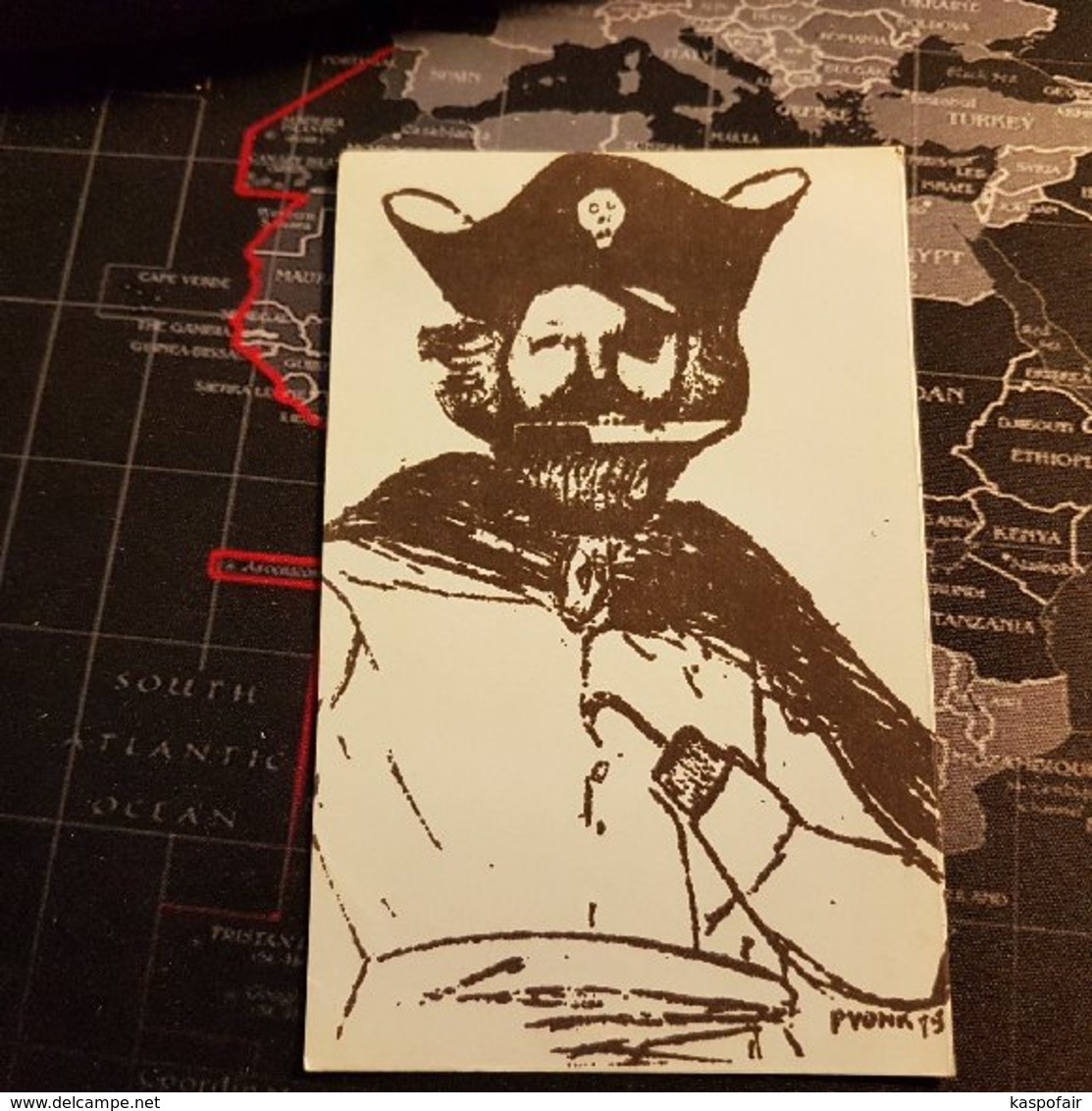 Vrai Carte Pirate De L'Est Alfred Laoureux - Non Classés