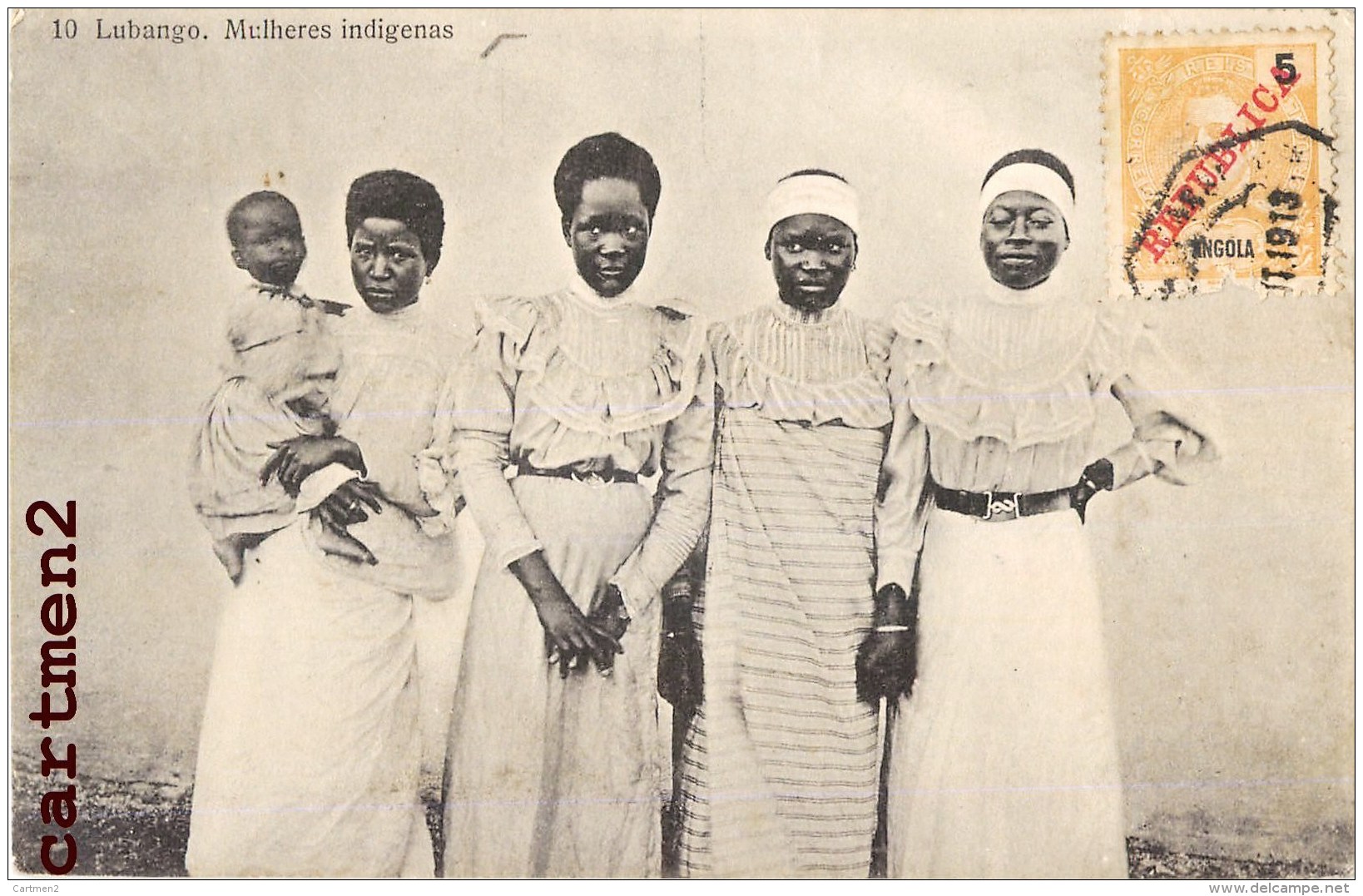 LUBANGO MULHERES INDIGENAS INDIGENES ANGOLAISE ANGOLA ETHNOLOGIE ETHNIC AFRIQUE - Angola