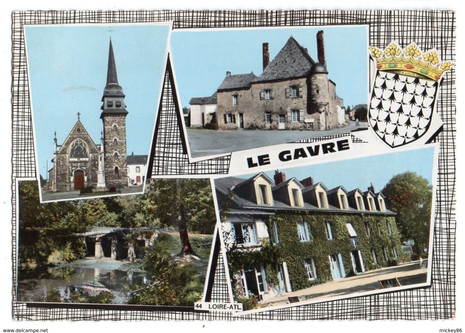 LE GAVRE  -- 1968 -- Multivues -- Beau Cachet Rond  LE GAVRE -44 - Le Gavre