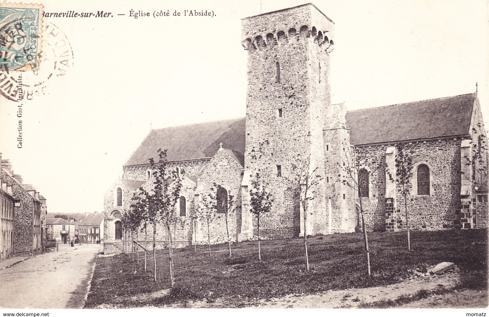 50 BARNEVILLE SUR MER / EGLISE CÔTE DE L'ABSIDE - Barneville