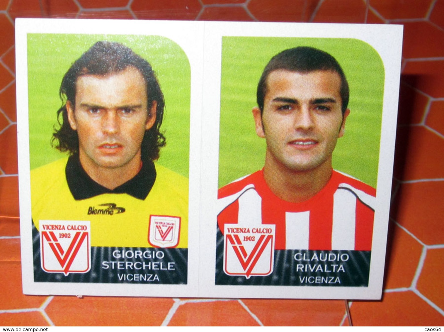 CALCIATORI 2002-2003 N. 613 VICENZA STERCHELE RIVALTA  PANINI  NEW NUOVA CON VELINA FIGURINA STICKER - Edizione Italiana