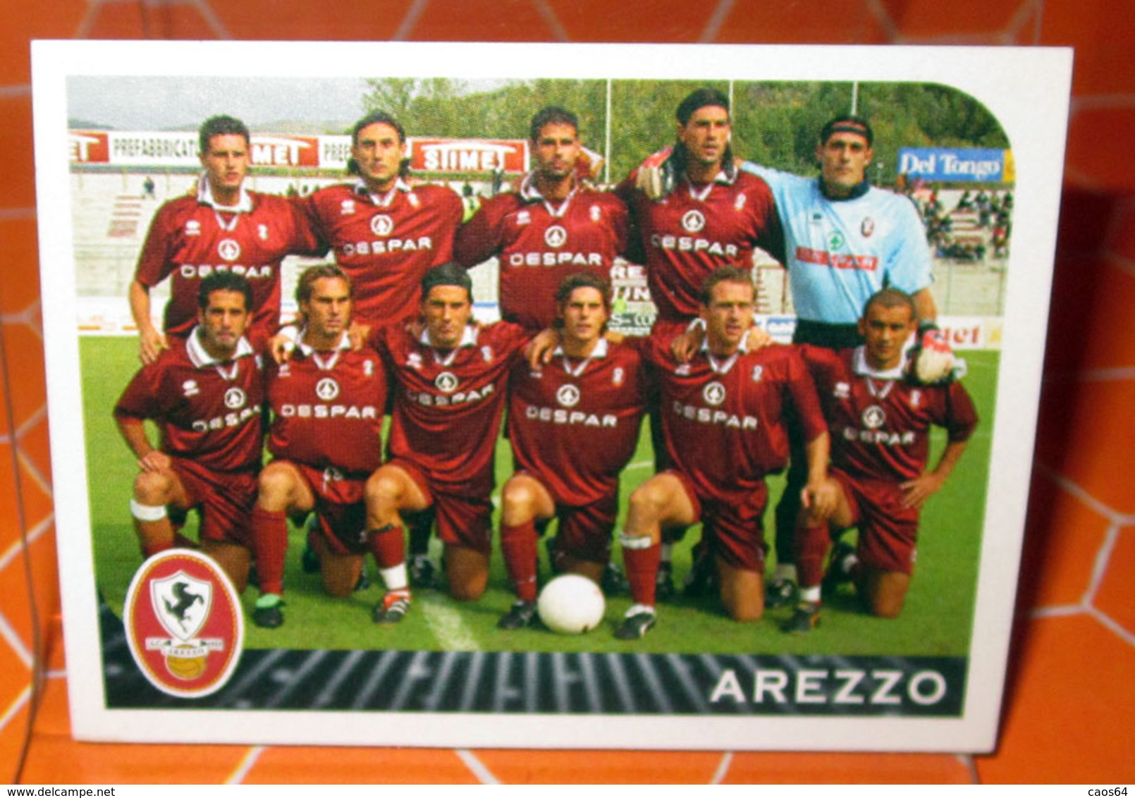 CALCIATORI 2002-2003 N. 625 AREZZO   PANINI  NEW NUOVA CON VELINA FIGURINA STICKER - Edizione Italiana