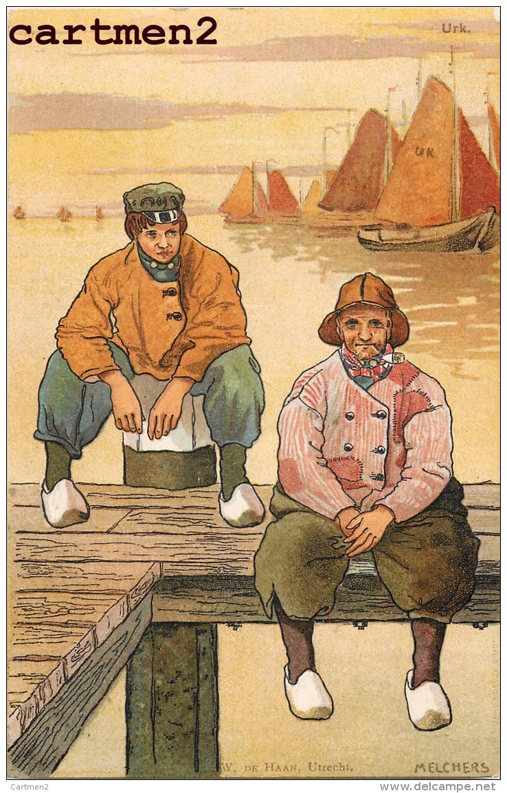 MELCHERS W. HAANS UTRECHT ILLUSTRATOR ILLUSTRATEUR NEDERLAND PAYS-BAS HOLLAND VOLENDAM 1900 - Autres & Non Classés