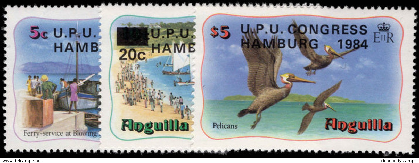 Anguilla 1984 UPU Hamberg Unmounted Mint. - Anguilla (1968-...)