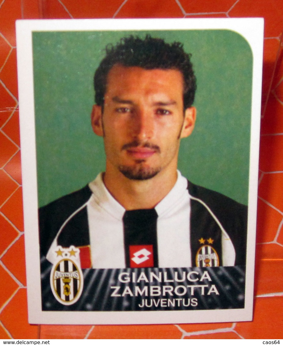 CALCIATORI 2002-2003 N. 192 JUVENTUS ZAMBROTTA  PANINI  NEW NUOVA CON VELINA FIGURINA STICKER - Edizione Italiana