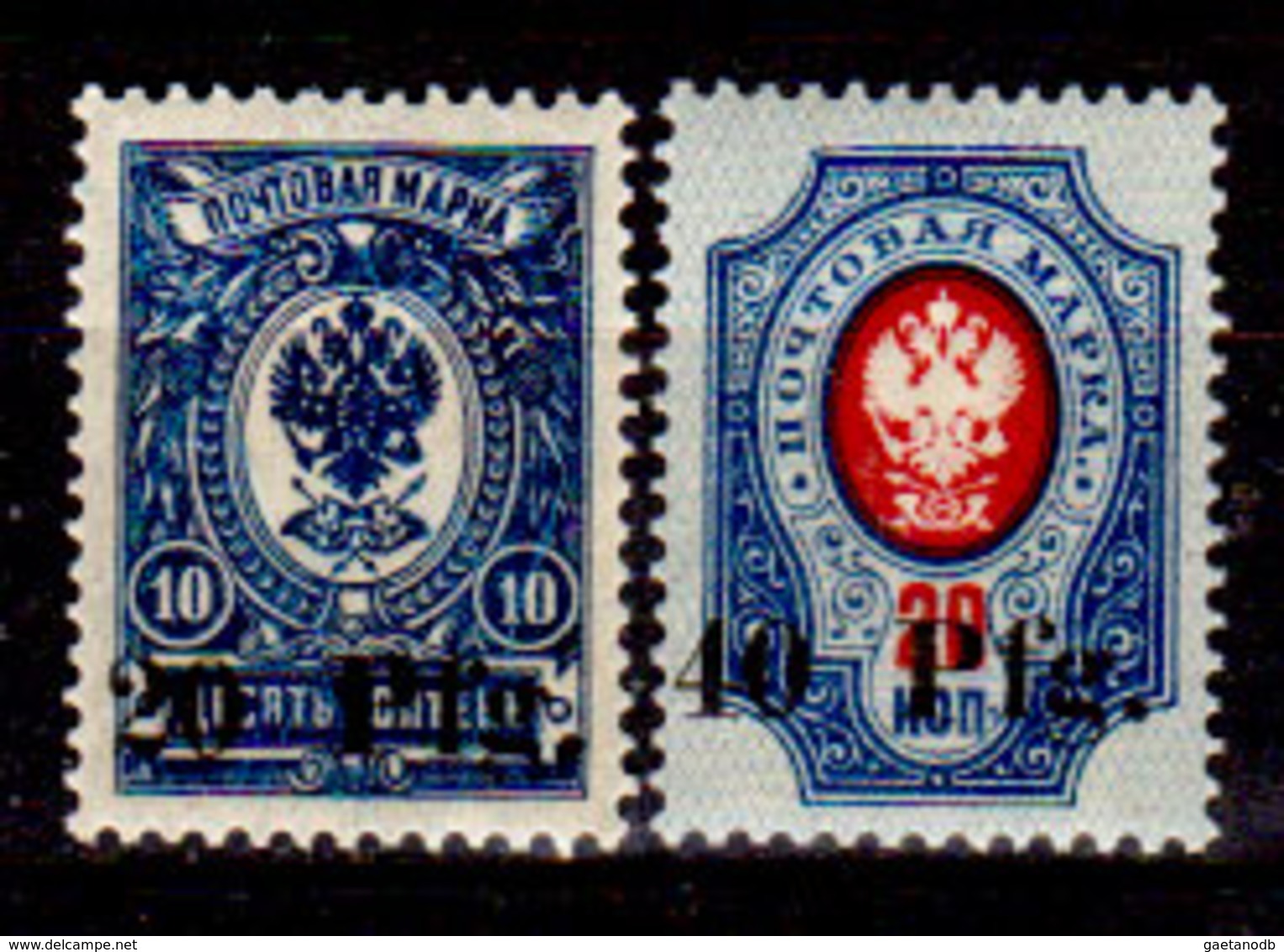 Russia-0233 - Occupazione Tedesca 1916-18 (+) Hinged - Senza Difetti Occulti. - 1916-19 Duitse Bezetting