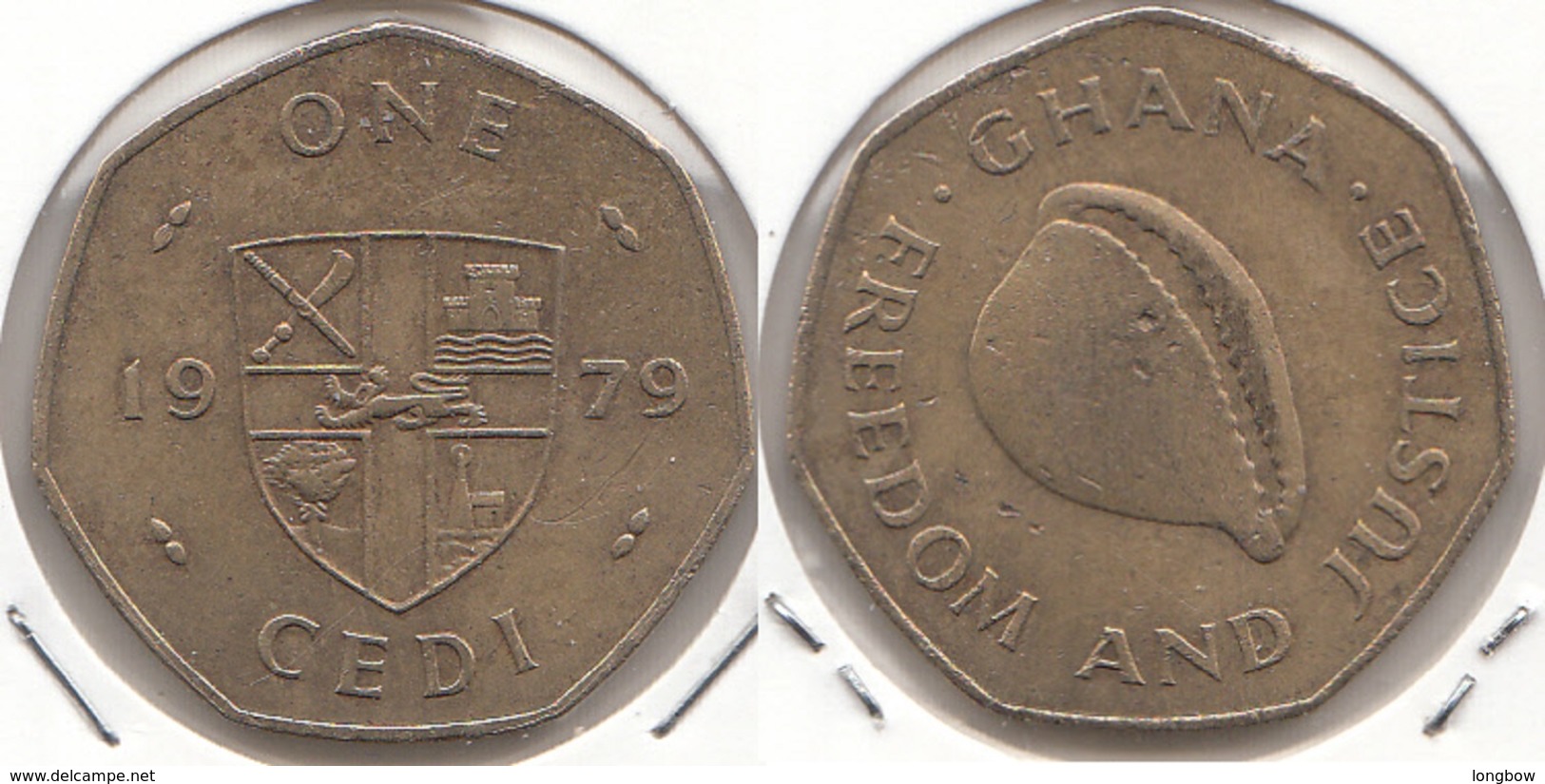 Ghana 1 Cedi 1979 KM#19 - Used - Ghana