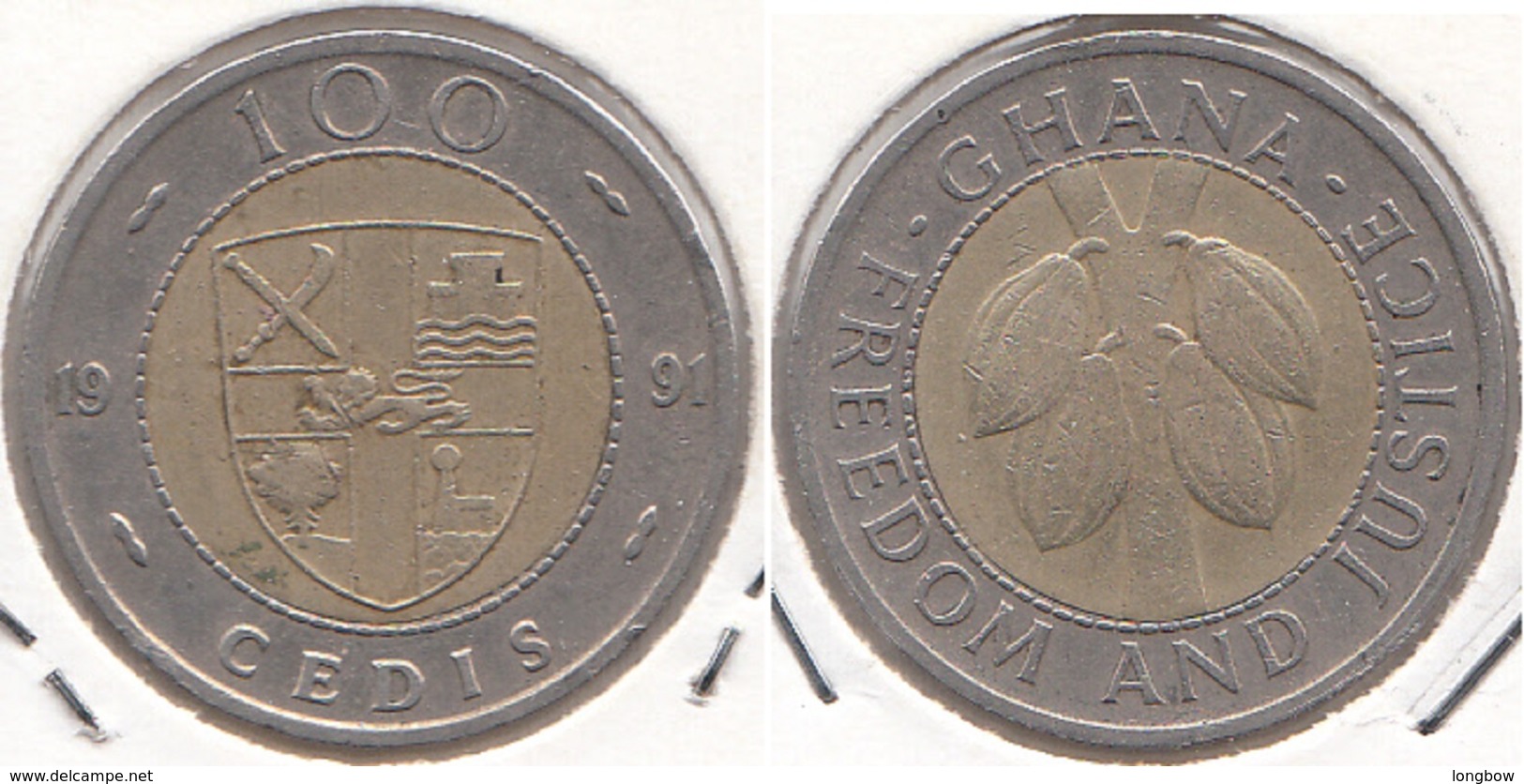 Ghana 100 Cedis 1991 KM#32 - Used - Ghana