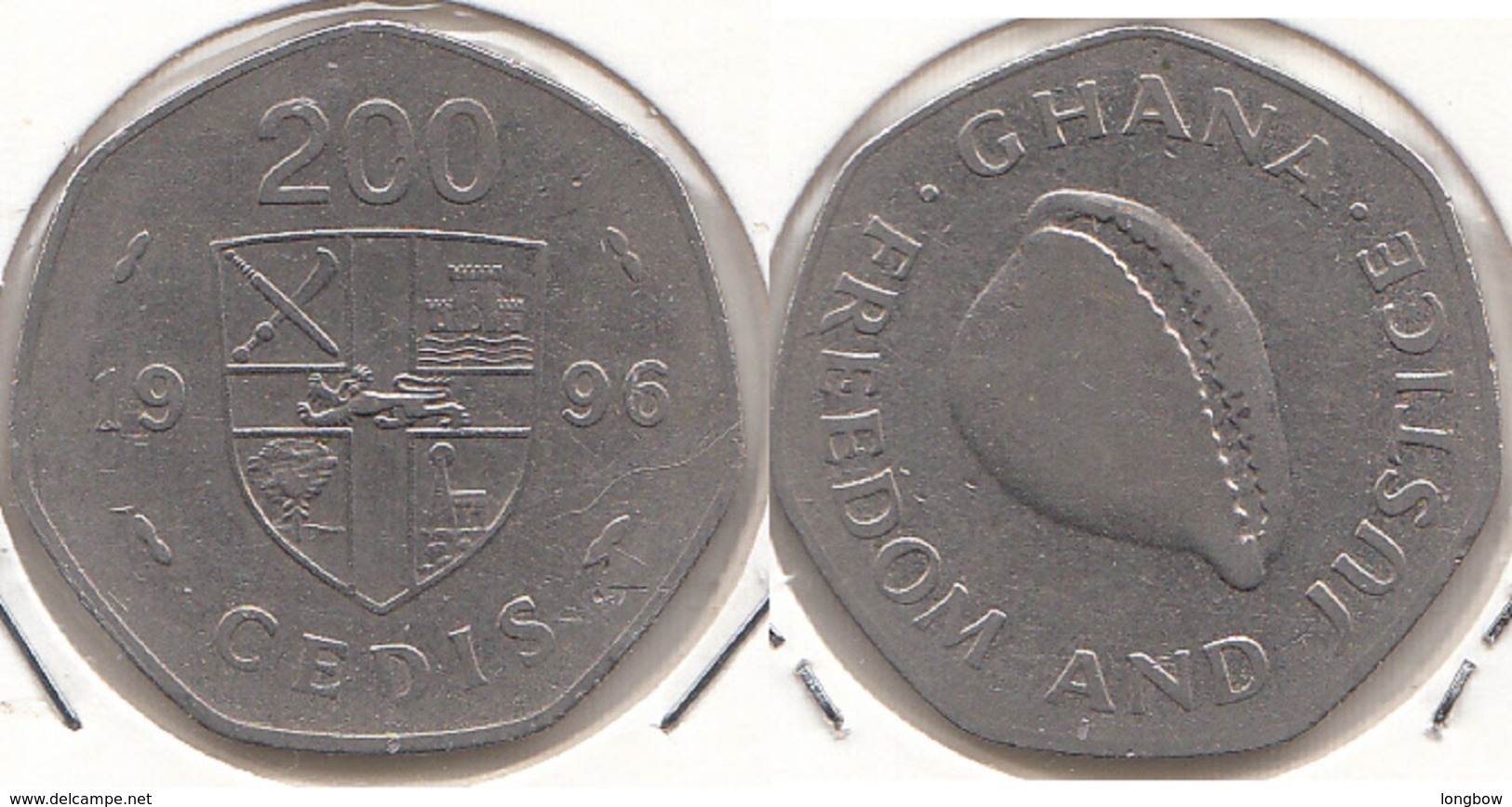 Ghana 200 Cedis 1996 KM#35 - Used - Ghana