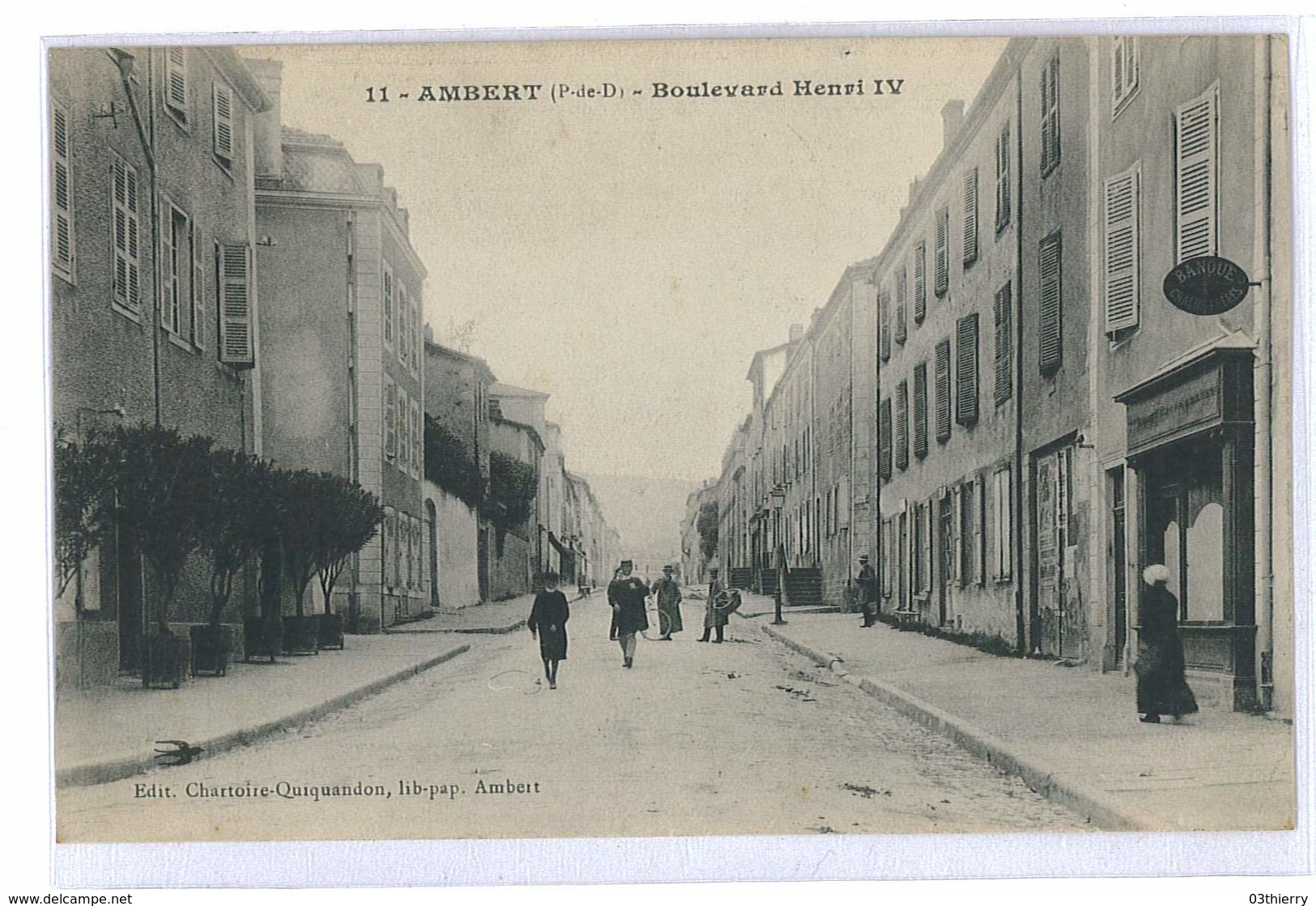 CPA 63 AMBERT BOULEVARD HENRI IV - Ambert