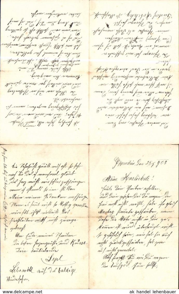 579362,Brief 1903 Eppenstein Wei&szlig;kirchen Bezug Fam. Hermentin U. Kopetzky - Ohne Zuordnung