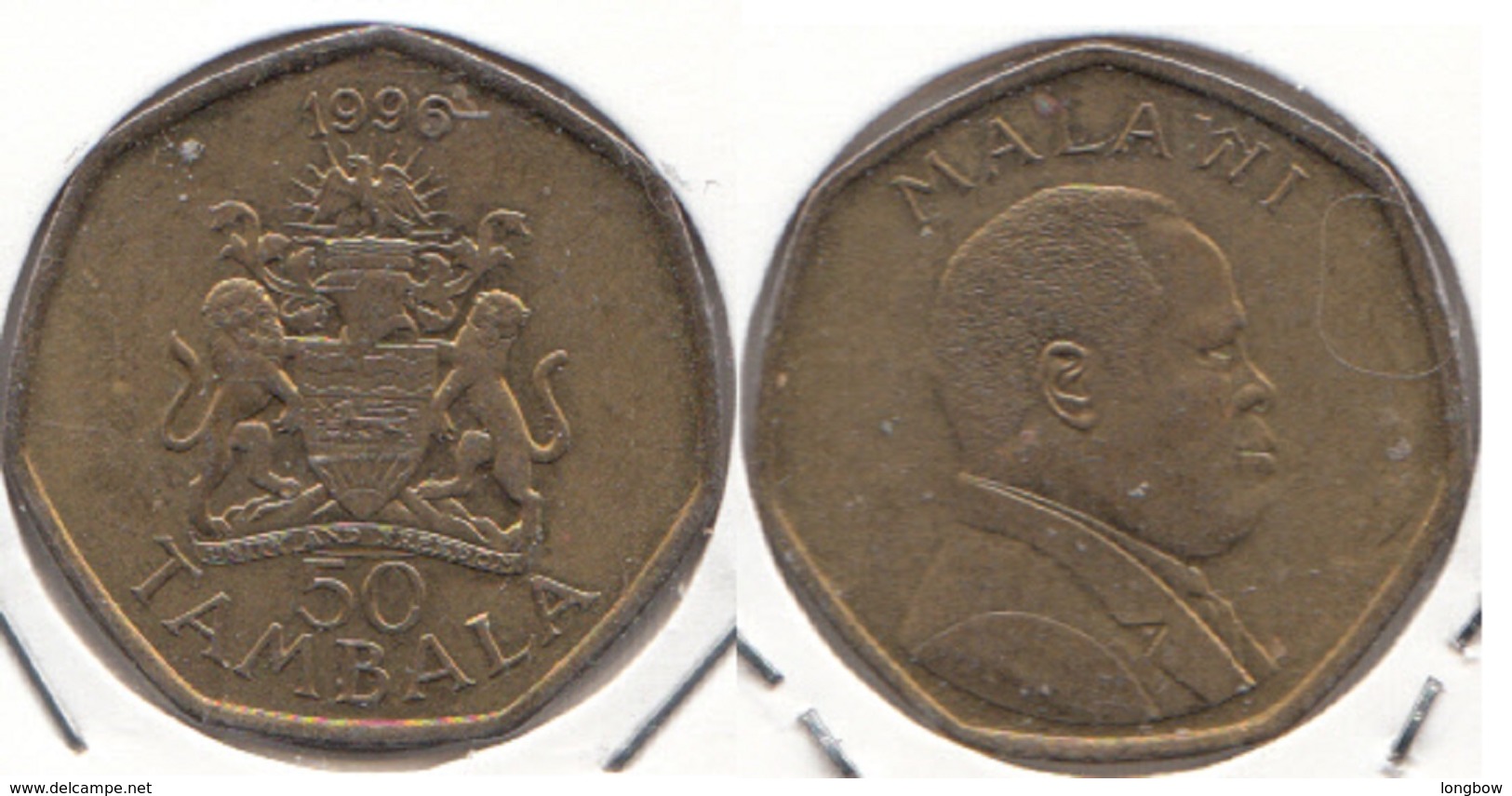 Malawi 50 Tambala 1996 KM#30 - Used - Malawi