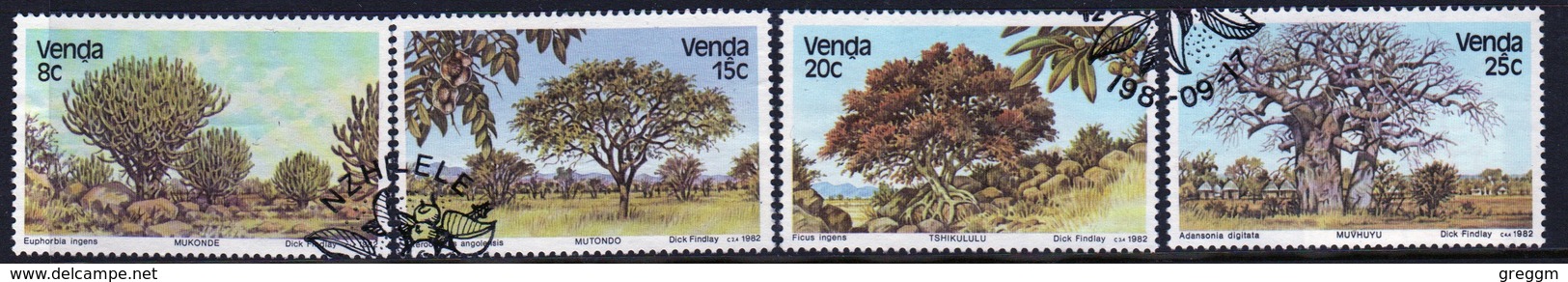 Venda 1982 Complete Set Of Stamps Celebrating Indigenous Trees 1st Series. - Venda