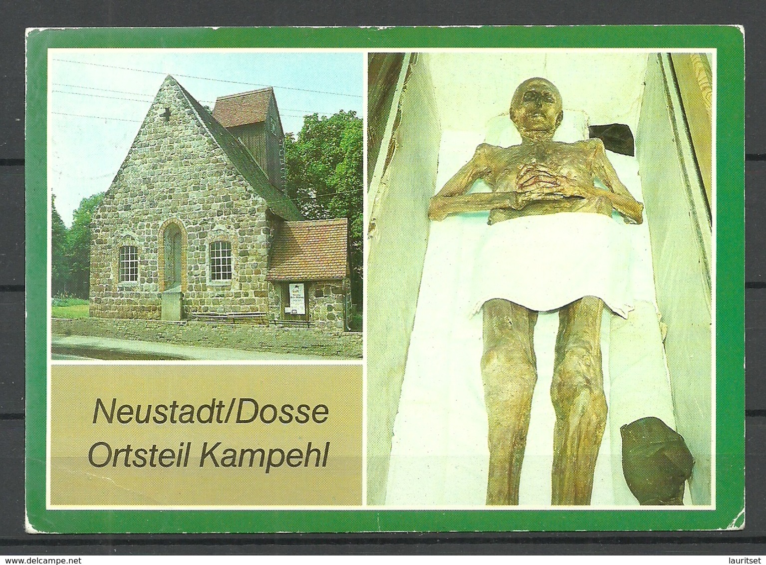 Deutschland Ansichtskarte NEUSTADT / Dosse ( Kr. Kyritz) Ortsteil Kampehl - Neustadt (Dosse)