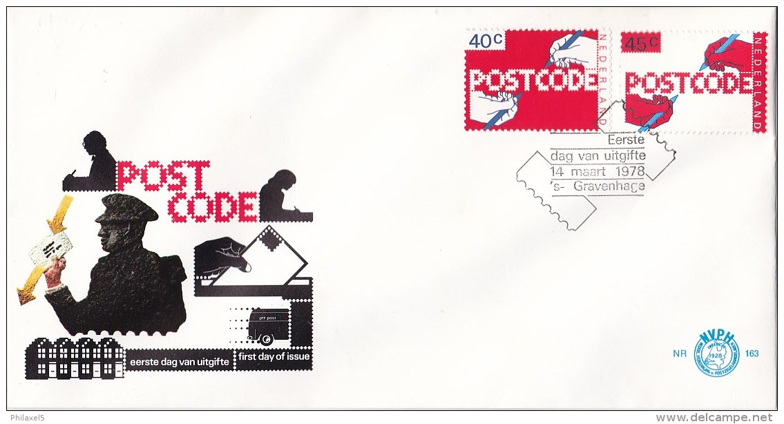 Nederland - FDC - Postcode - Introductie Van De Nieuwe Nederlandse Postcodes - NVPH E163 - Post