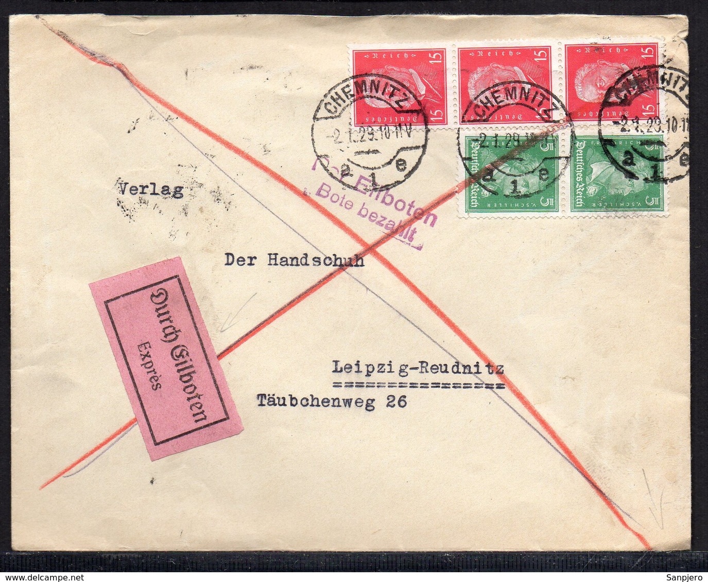 GERMANY DEUTSCHES REICH NICE COVER - ONLY 1€ - Storia Postale