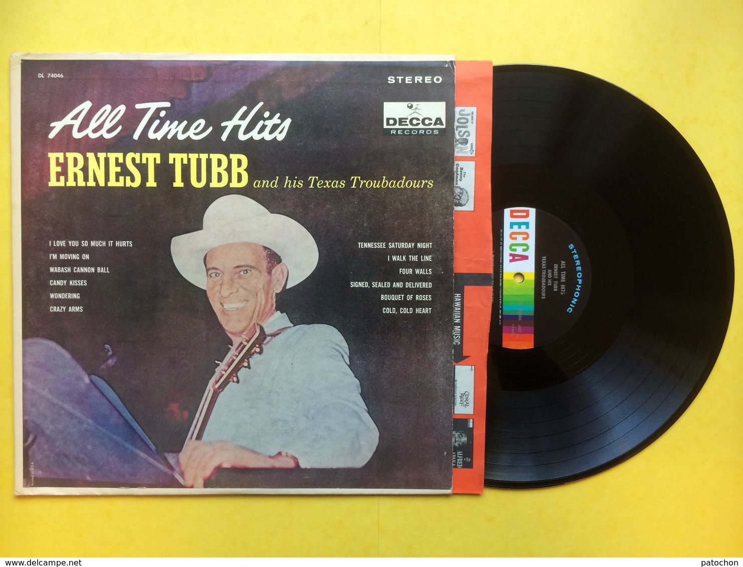 Only Le Vinyle 33 Tours LP "No Jaquette" Ernest Tubb And His Texas Troubadours DL74046...! - Collector's Editions