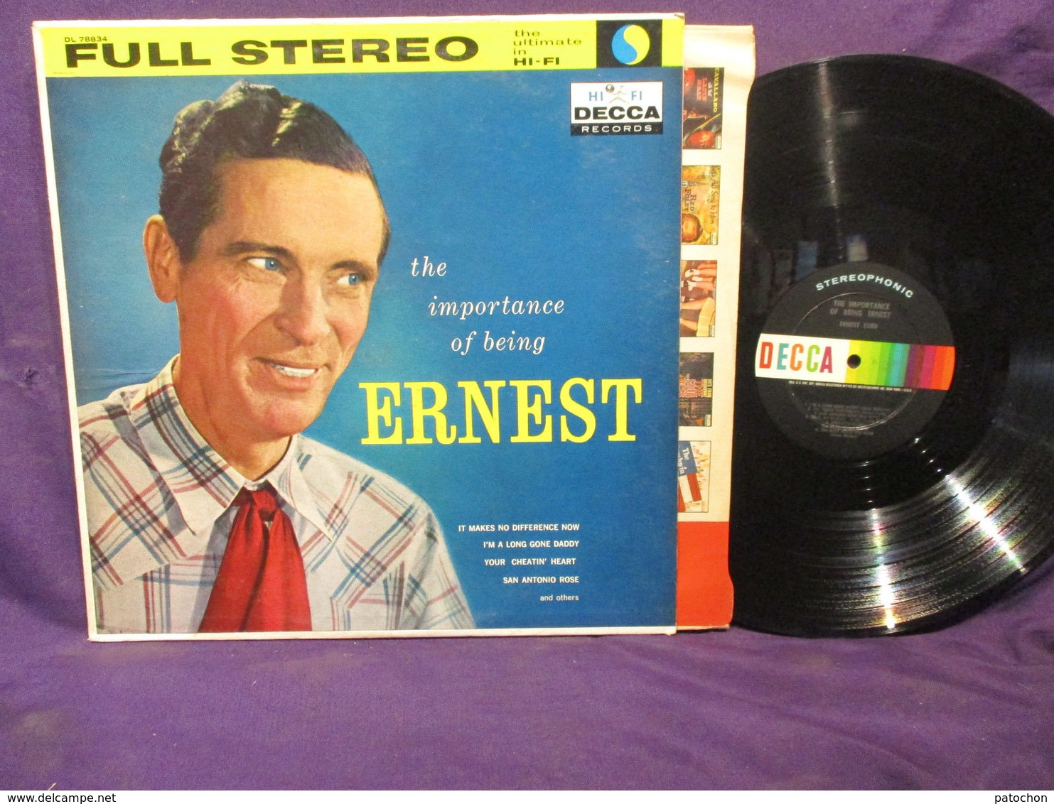 Only Le Vinyle 33 Tours LP "No Jaquette" Ernest Tubb The Importance DL78834 ...! - Verzameluitgaven