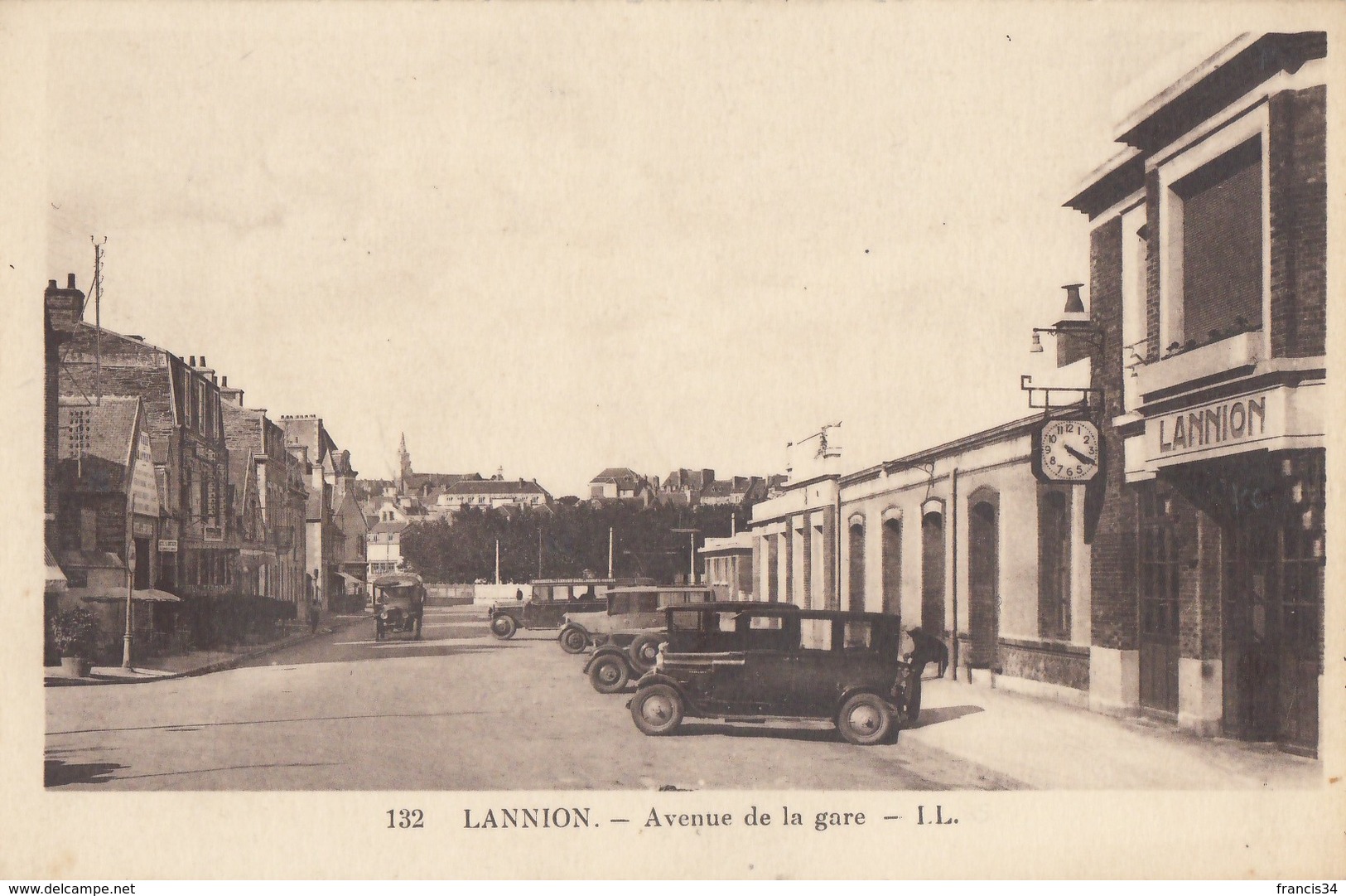 CPA - Lannion - Avenue De La Gare - Lannion