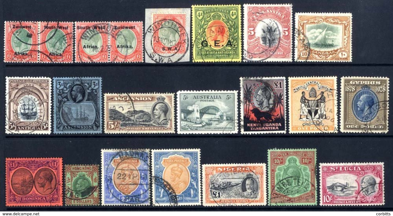 BRITISH COMMONWEALTH QV-KGV Old Time Mainly U Housed In Ten Spring Back Albums + Extras On Leaves. Better Ranges Through - Otros & Sin Clasificación