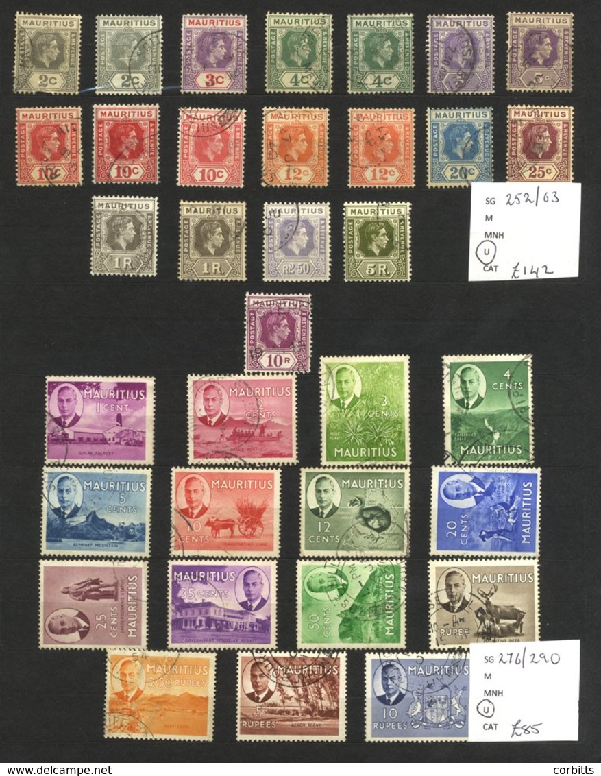 BRITISH COMMONWEALTH Good To FU Collection Housed In A Stock Book, Predominantly KGVI Apart From A Few QEII. Highlights  - Altri & Non Classificati