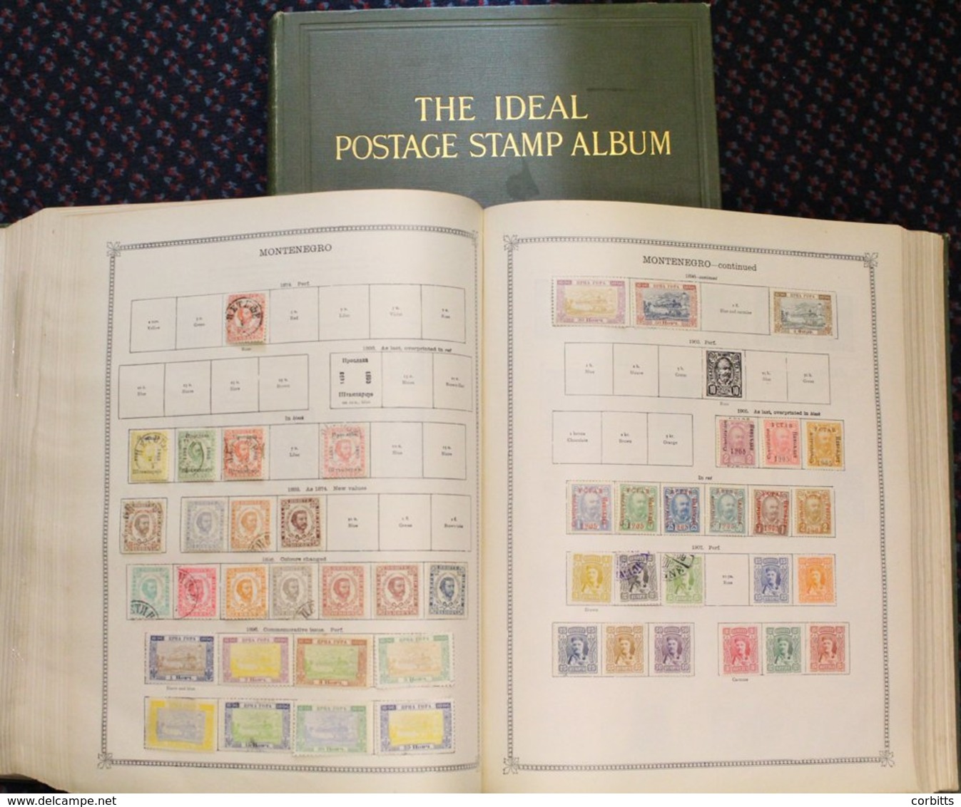IDEAL ALBUMS - 8th Edition (2 Volumes) Containing A Pre-1928 Collection Of Mixed M & U (remaindered), Many Old And Inter - Andere & Zonder Classificatie