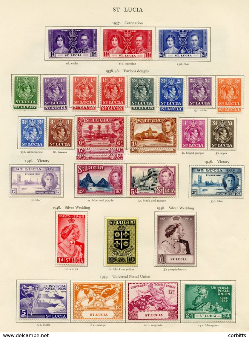 ST. HELENA, ST. LUCIA & ST. VINCENT All Complete. (147) Cat. £580 - Autres & Non Classés