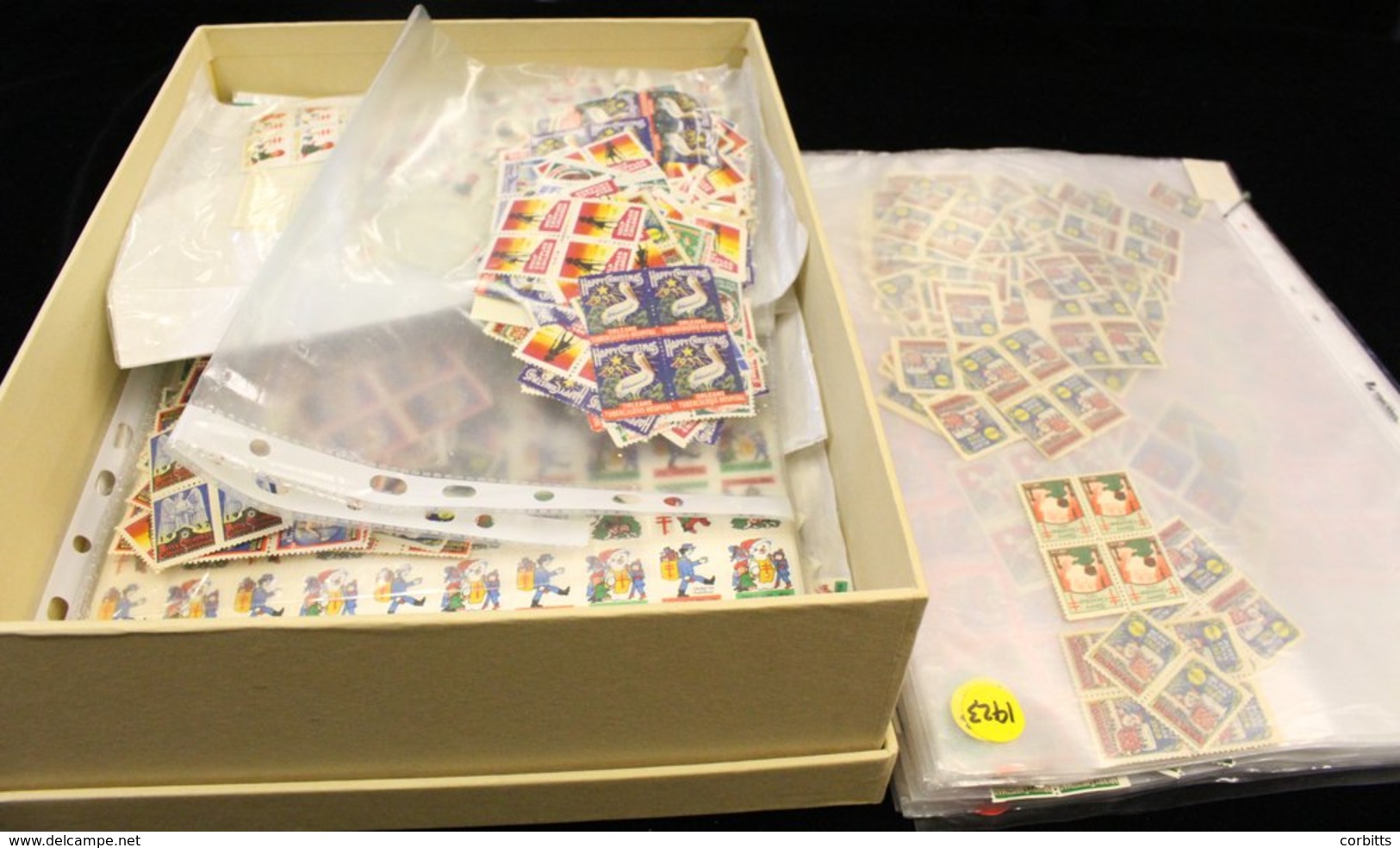 USA - CHRISTMAS SEALS Ex-dealer's Stock Covering 1923-70's Sorted & Duplicated In Bags (many 1000's) - Autres & Non Classés