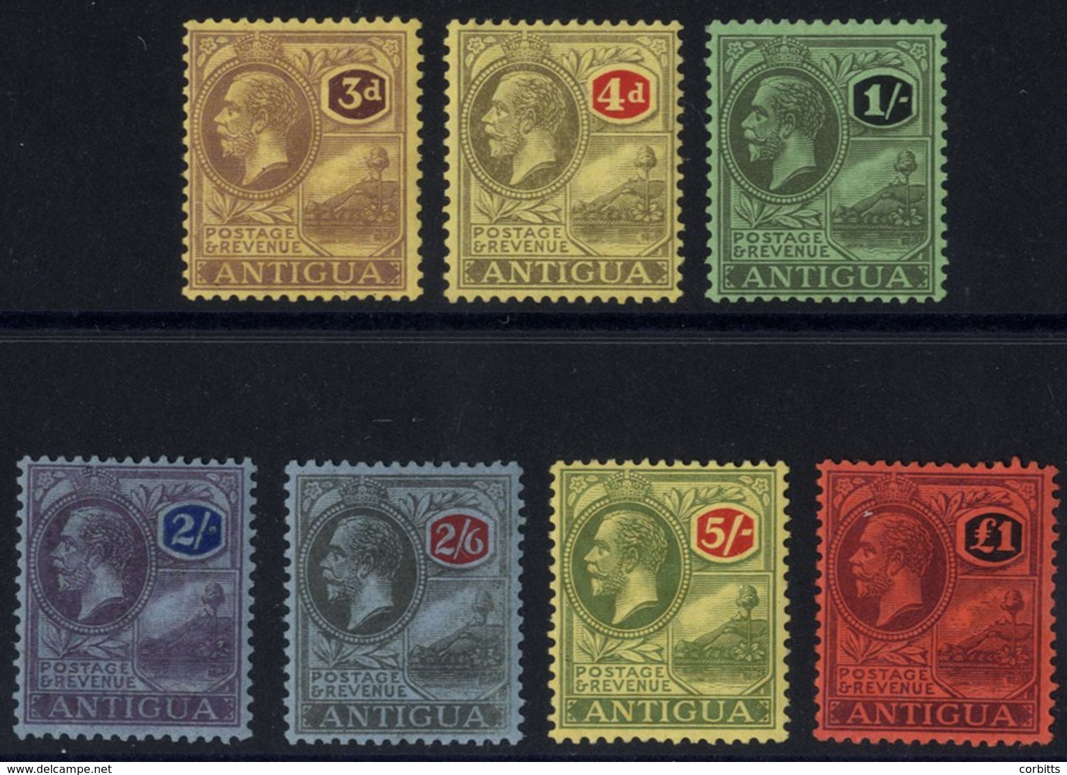 1921-29 MCCA Set, Fine M, SG.55/61, Cat. £300 - Other & Unclassified