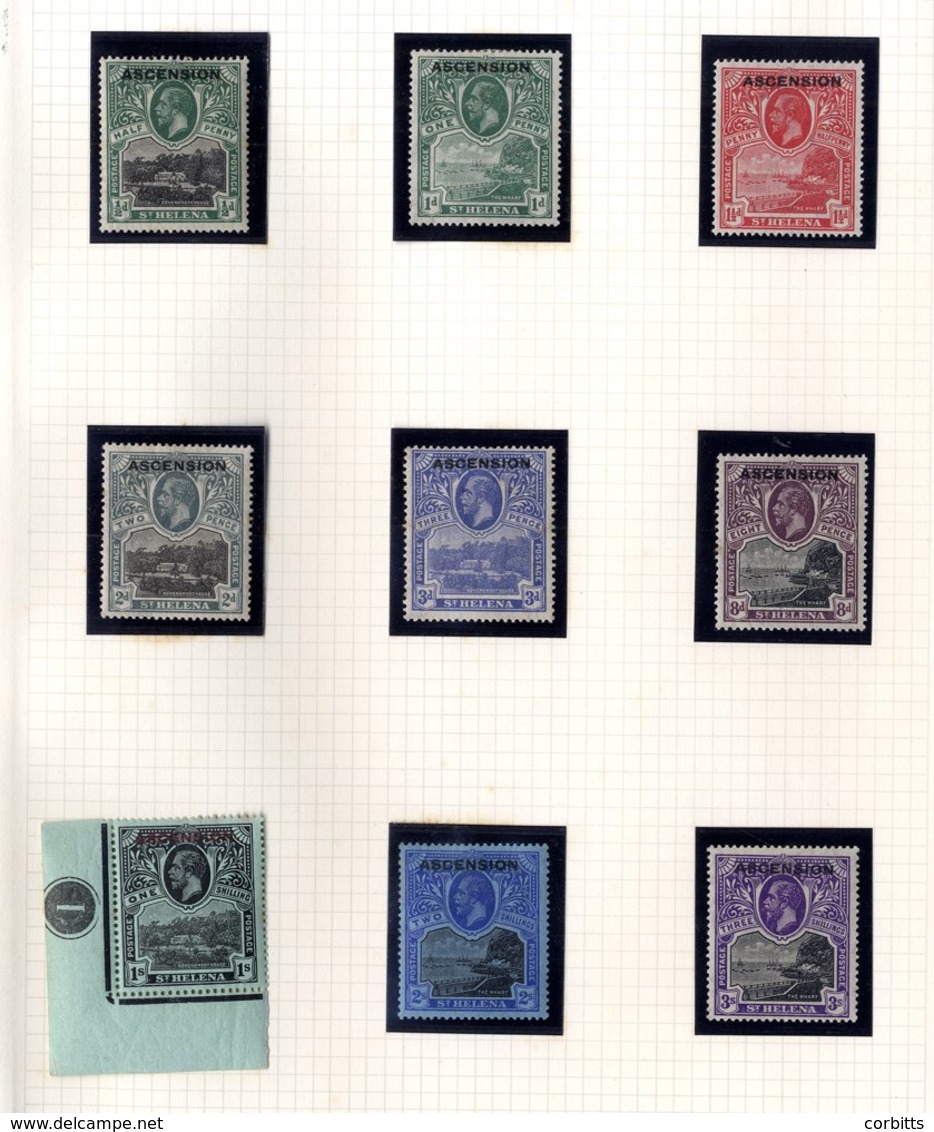 1922-56 Collection On Leaves Incl. 1922 Optd Set M, 1924-33 MSCA Set M Plus 1d Shade (SG.11d), 1934 Pictorial Defin Set  - Other & Unclassified