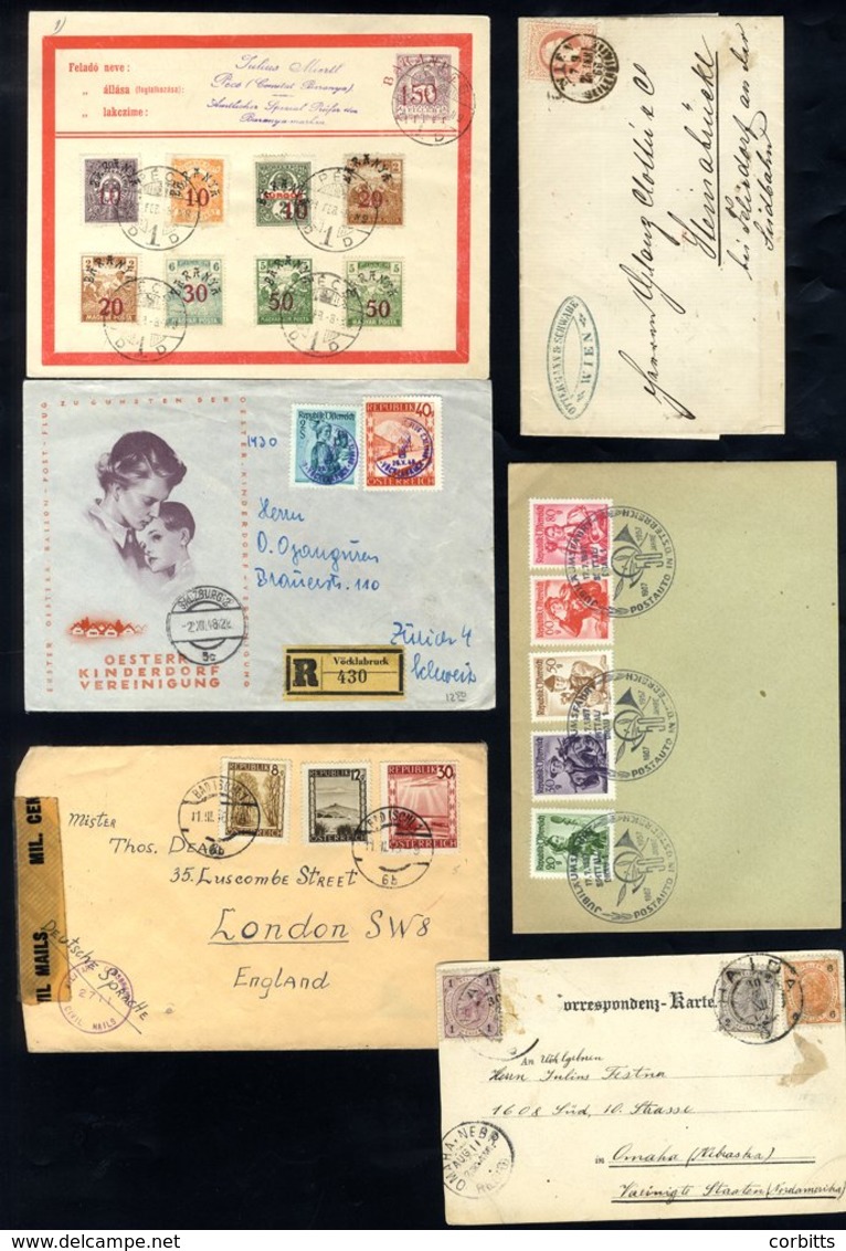 1880's-1950's Covers & Cards From Imperial Period, Inflation, Stationery, Post WWII Occupation Etc. Also A Few Earlier H - Other & Unclassified