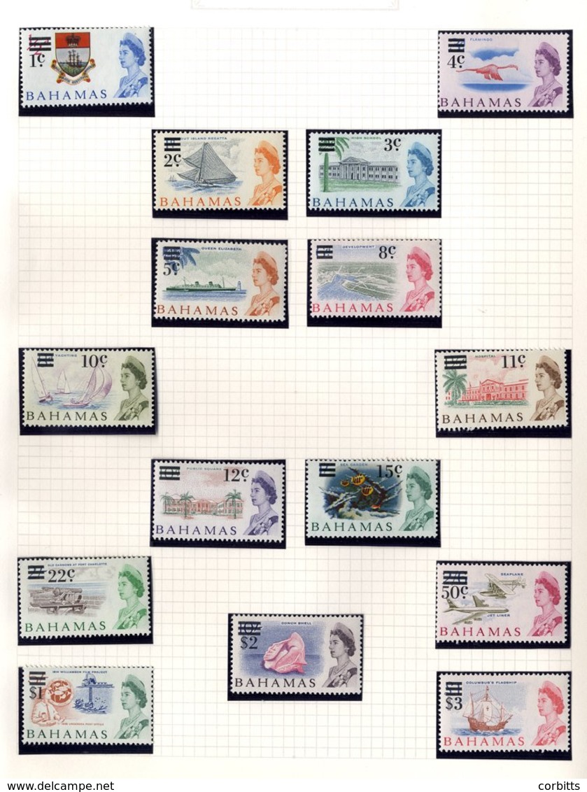 1921-71 M & U Collection On Leaves Incl. 1938 KGVI Defin Set M, 1954 Defin Set FU, 1966 Decimal Currency Set UM, 1972 De - Altri & Non Classificati