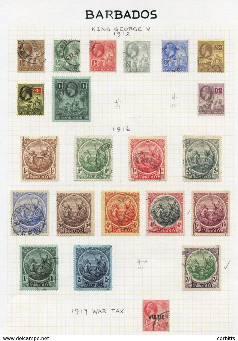 1861-1970 VFU Collection On Leaves Incl. 1861-70 6d Dull Orange-vermilion, 1s Black, 1875-81 Vals To 1s Violet, 1882-86  - Autres & Non Classés