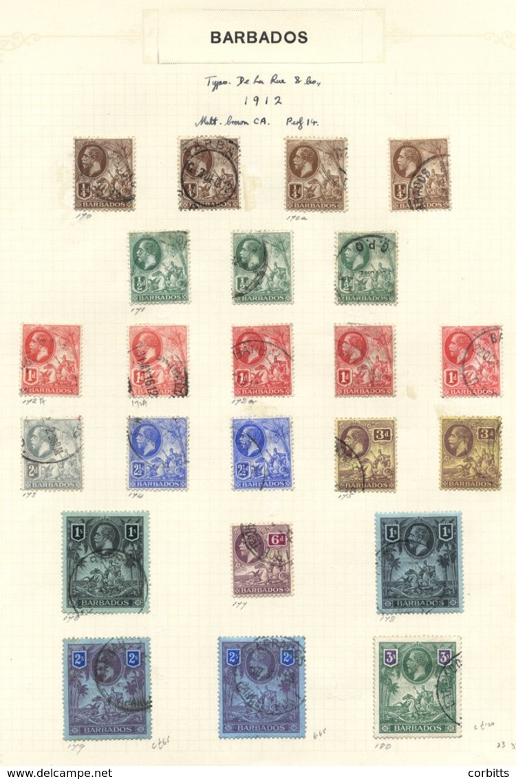 1912-35 U Collection On Leaves Incl. 1912-16 MCCA Set (excl. 4d) + Extras (Cat. £400), 1916-19 Vals To 2s, 1920 Victory  - Autres & Non Classés
