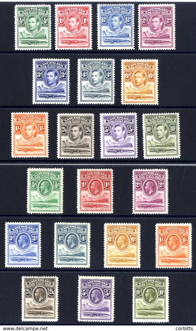 1933 MSCA Set, SG.1/10, 1938 Defin Set, SG.18/28, Fine M. Cat. £425 - Other & Unclassified