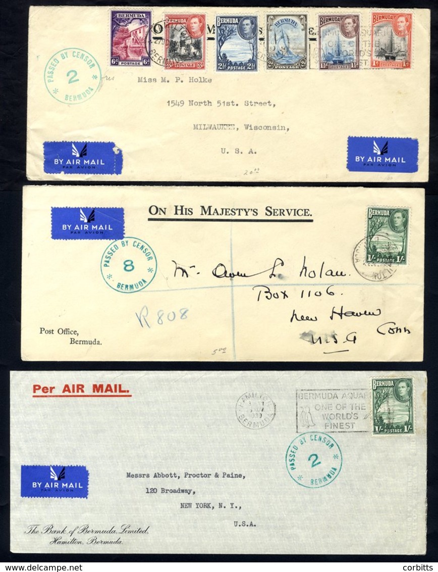 1939-43 27 WWII Censored Covers, All With The Circular Cachet With Numbers. Mainly The More Common Numbers But Noted 3 I - Other & Unclassified