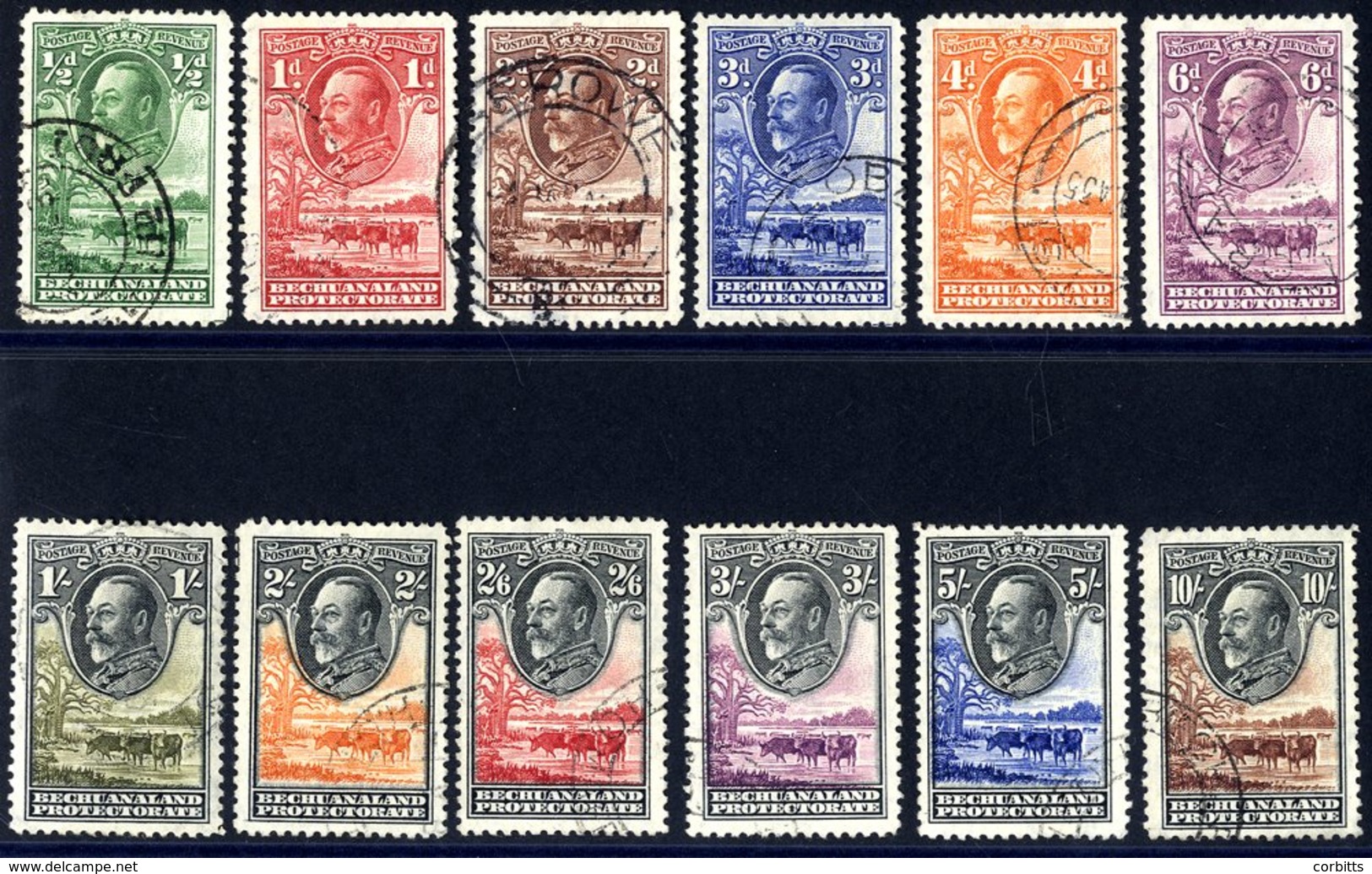 1932 MSCA Set VFU, SG.99/110. (12) Cat. £600 - Other & Unclassified