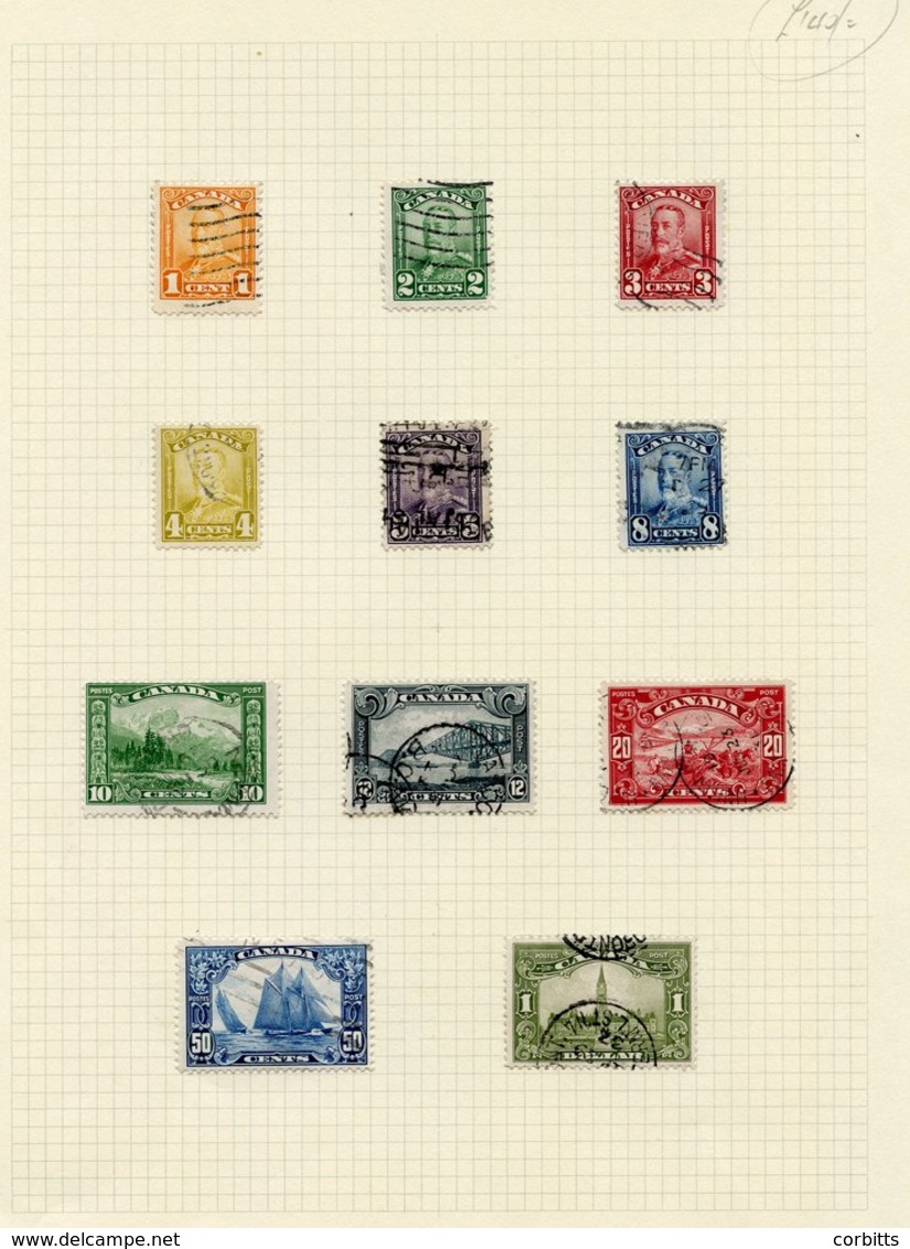 1859-1964 Useful M & U Basic Collection On Leaves Excl. Some War Tax And Imperf & Perf Stamps But Incl. QV 1897 ½c M + 1 - Other & Unclassified