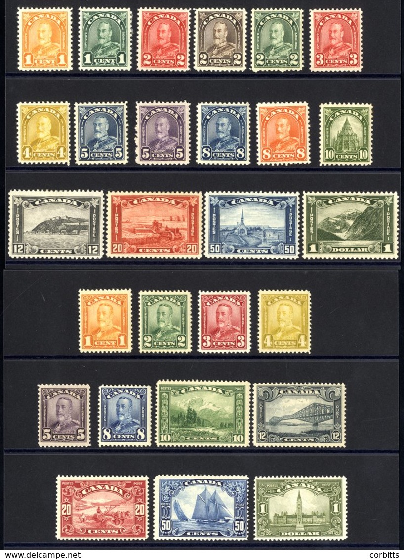 1928-29 Set M SG.275/285, 1930-31 Set M SG.288/303, Odd Heavy Hinge Or Gum Thin. Cat. £650 (27) - Other & Unclassified