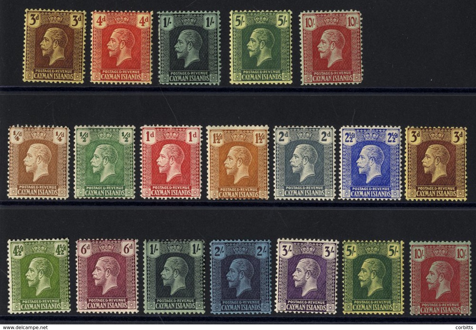 1921-26 MCCA Set M, SG.60/7 & MSCA Set M, SG.69/83. (19) Cat. £225 - Other & Unclassified