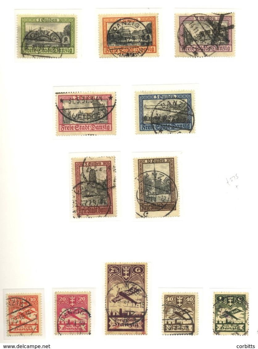 DANZIG & SAAR Collection Of M & U Presented In A 'KA/BE' Album. Danzig 1920-39 Incl. Several Better Complete Sets, Highl - Other & Unclassified